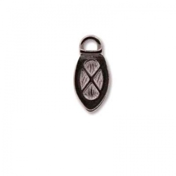 Gancio Per Pendente Argentato 14mm
