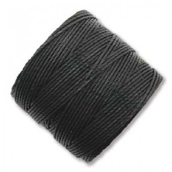 Super-Lon Bead Cord Black
