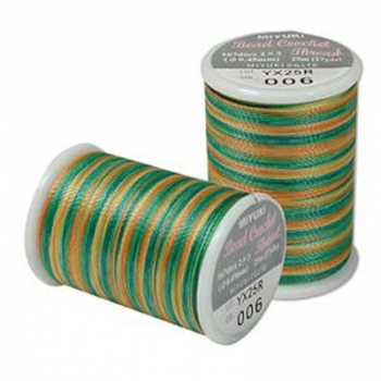 Filo Miyuki Crochet  Earth Tone -Misura 0,45mm