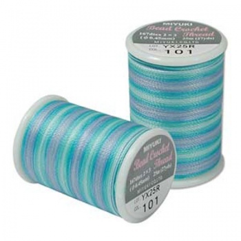 Filo Miyuki Crochet Caribbean Blue-Misura 0,45mm