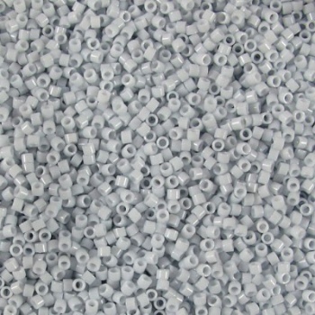 Perline Delica Miyuki 11/0 Opaque Light Grey Luster