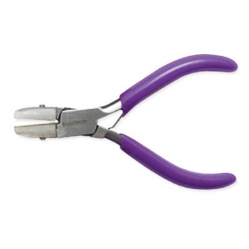 Mini Pinza Punta Piatta Rivestita in Plastica