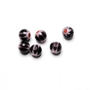 Millefiori Bead con Foro Laterale 6mm