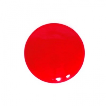 Cabochon Vetro Corallo Rosso 24mm