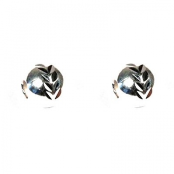 Distanziatore Pallina Spina di Pesce Argento 925  3mm