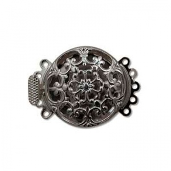 Chiusura Filigrana Gunmetal 5 Fili 22mm