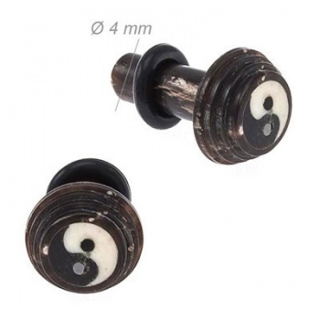 Dilatatore Tau Plug Bone White 4mm