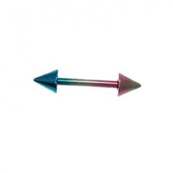 Piercing Barretta Doppio Cono Titanium 14mm