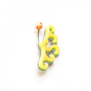 Piercing Banana Acciaio Figura Etnica