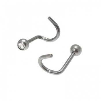 Nostril Screws con Strass