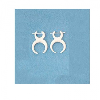 Piercing Orecchino Dilatatore Osso Bianco