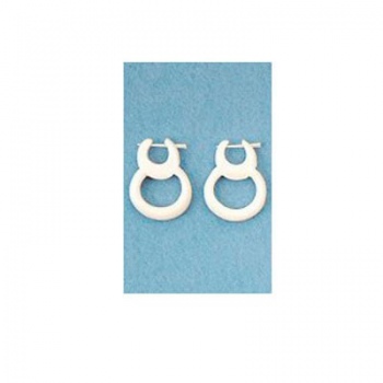 Piercing Orecchino Osso Bianco