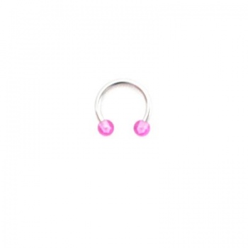 Piercing Cerchietto con Pallina Acrilico