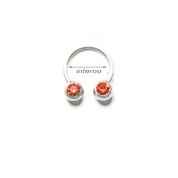 Piercing Circular Con Strass