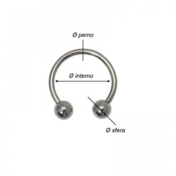 Piercing Circular Aacciaio