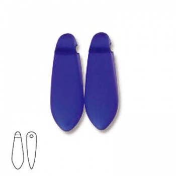 Perline Vetro Daghe 10x3mm Sapphire