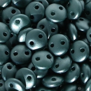 Perline Lentil Dark Green Pearl 6mm