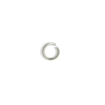 Anellino Aperto Argentato 4mm Diametro 0,7mm