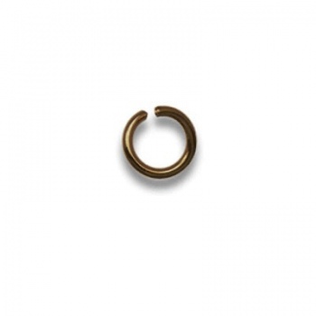 Anellino Aperto Ottone Anticato 6mm Diametro 0,9mm