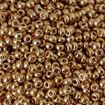 Perline Miyuki 11/0 Duracot Galvanized Gold