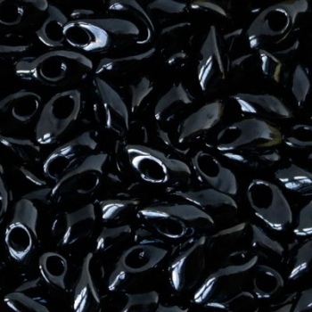 Long Magatama Miyuki 7x4mm Gunmetal