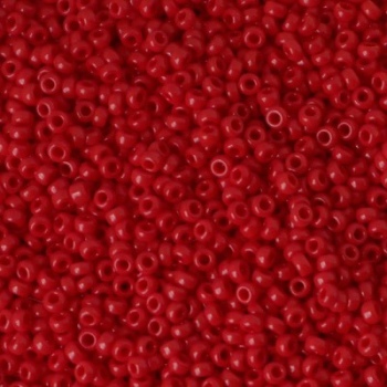 Perline Rocailles Miyuki 15/0 Opaque Red