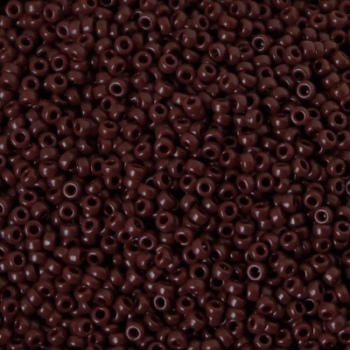 Perline Rocailles Miyuki 15/0 Opaque  Chocolate