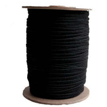 Piattine Soutache Rayon Nero 3mm