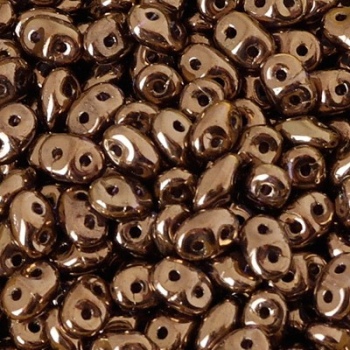 Perline Superduo 2.5x5mm Gold Luster