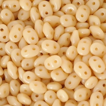 Perline Superduo 2.5x5mm Opaque Ivory