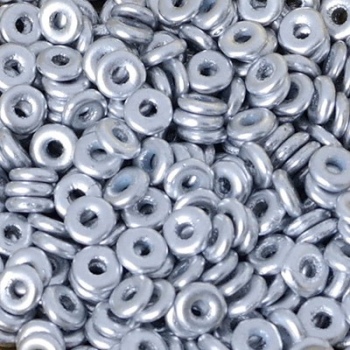 Perline O Bead 4mm Aluminium Silver