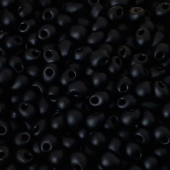 Perline Drops Miyuki 3,4mm  Matte Black