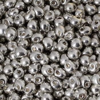 Perline Drops Miyuki 3,4mm Galvanized Silver