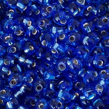 Perline Miyuki Magatama 4mm Silver Lined Sapphire