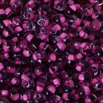 Perline Miyuki Magatama 4mm Pink Lined Smoky Amy
