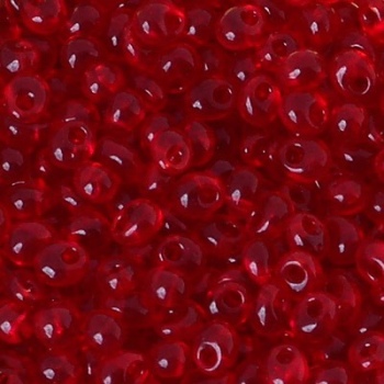 Perline Miyuki Magatama 4mm Transparent Ruby