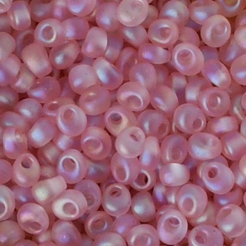 Perline Miyuki Magatama 4mm Transparent Dark Pink AB