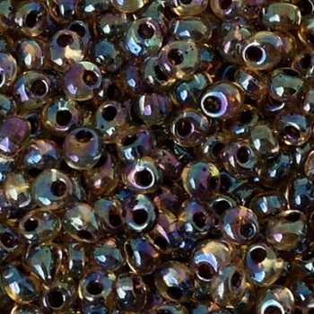 Perline Miyuki Magatama 4mm Transparent Light Topaz AB