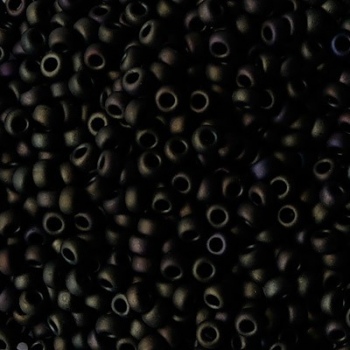 Perline Rocailles Miyuki 11/0 Matte Olive Iris