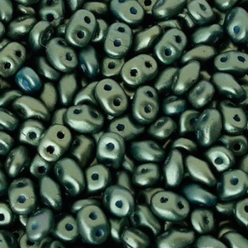Perline Superduo 2.5x5mm Gold Shine Dark Olivine