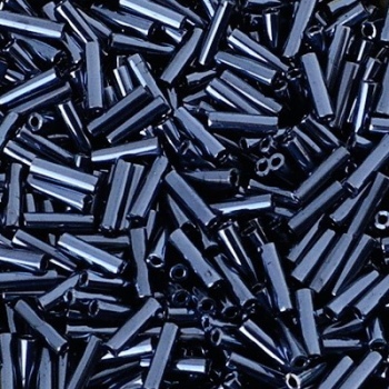 Perline Bugle Miyuki 6mm Gunmental