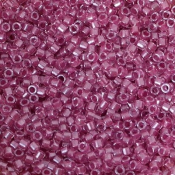 Perline Delica Miyuki 11/0 Color Lined Sparkling Rose