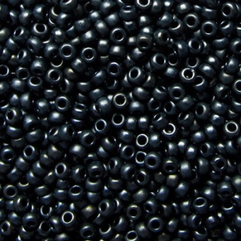 perline Rocailles Miyuki 11/0 Matte Dark Grey