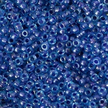 Perline Rocailles Miyuki 11/0 Purple Lined Aqua Lustered