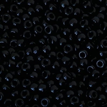 Perline Rocailles Miyuki 8/0 Opaque Black