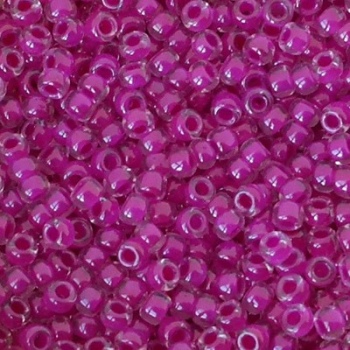 Perline Rocailles Miyuki 8/0 Fuchsia Lined Crystal