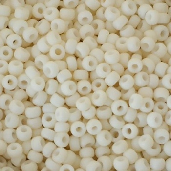 Perline Rocailles Miyuki 8/0 Matte Opaque Cream