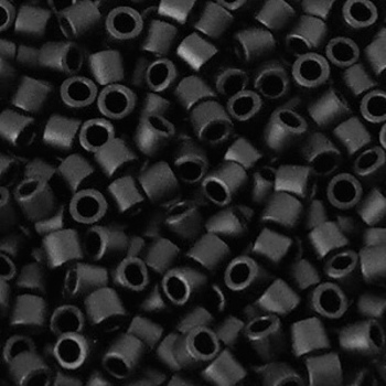 Perline Delica Miyuki 8/0 Matte Black
