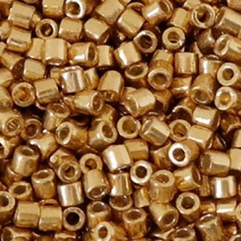 Perline Delica Miyuki 8/0 Duracot Galvanized Gold