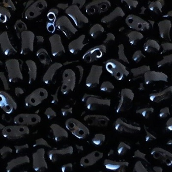 Perline Bi-Bo Beads 5.5x2.8mm Jet